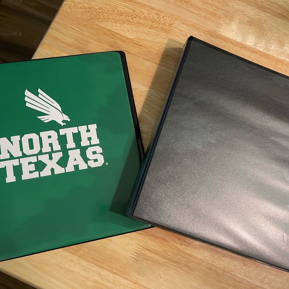 COPY - UNT North Texas College 1 inche binders